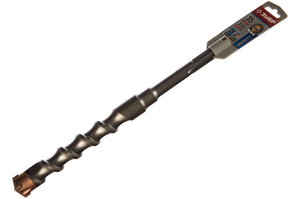 Бур SDS-Max (35х370 мм; 4 резца) по бетону ЗУБР 29350-370-35_z01
