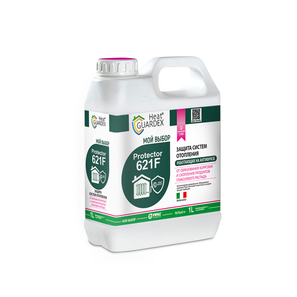 HeatGUARDEX® Protector 621 F Ингибитор корозии для защиты систем отопления на антифризе, 1л