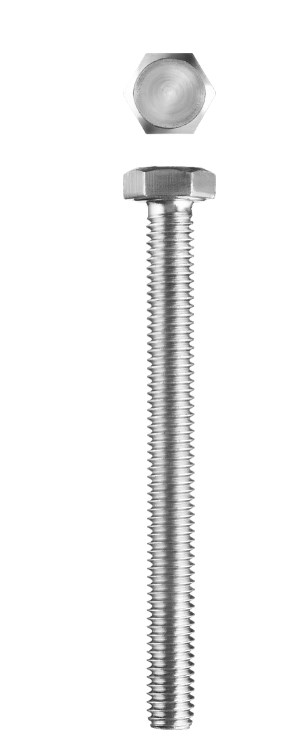 Болт ГОСТ 7798-70, M5 x 50 мм, 5 кг, кл. пр. 5.8, оцинкованный, ЗУБР