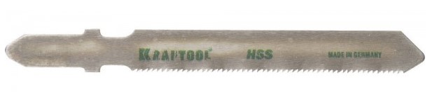 Полотна KRAFTOOL, T118G, для эл/лобзика, HSS, по металлу (0,5-1,5мм), EU-хвост., шаг 0,9мм, 50мм, 2шт