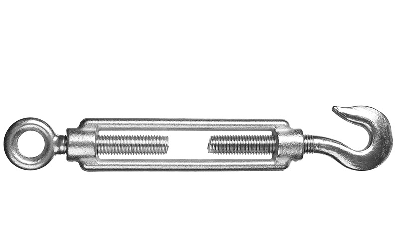 Талреп DIN 1480, крюк-кольцо, М20, 1 шт, оцинкованный, STAYER
