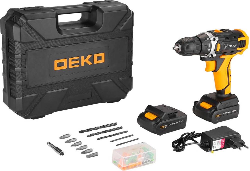 Аккумуляторная дрель DEKO DKCD12FU-Li 063-4132