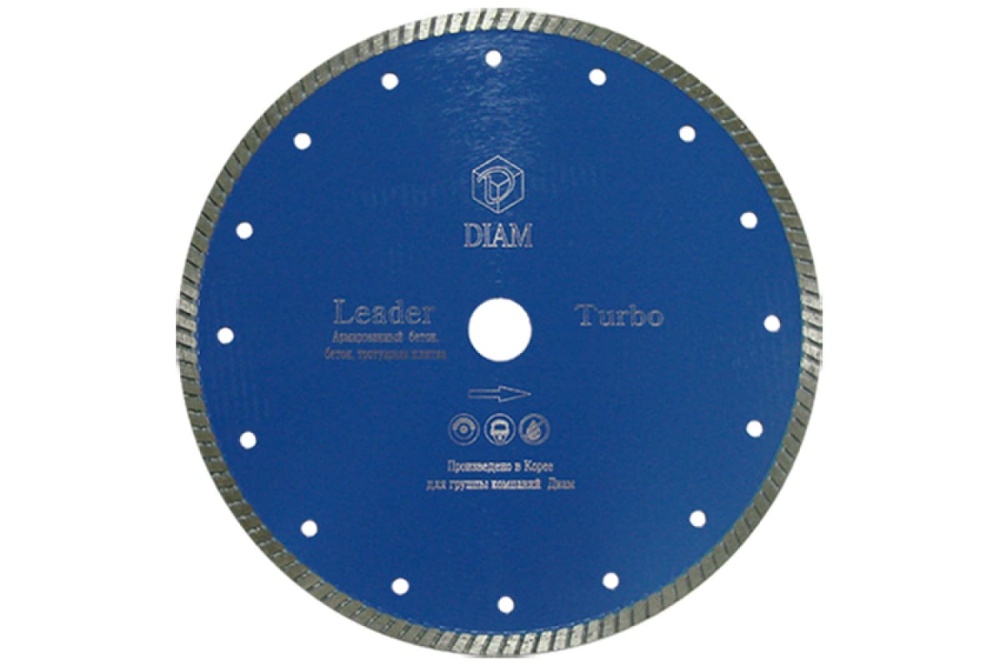 Алмазный отрезной круг Турбо Leader (115х22.2 мм) Diam 000486
