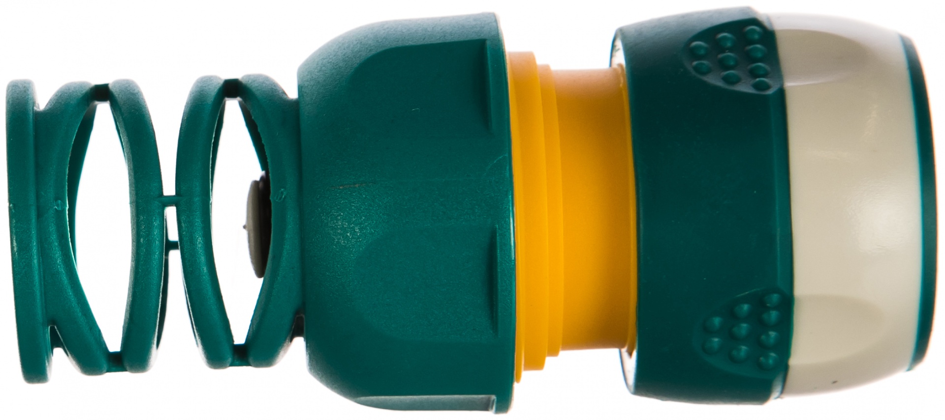 RACO COMFORT-PLUS 3/4", с автостопом, соединитель быстросъёмный с защитой от перегиба шланга ,из ABS-пластика с TPR