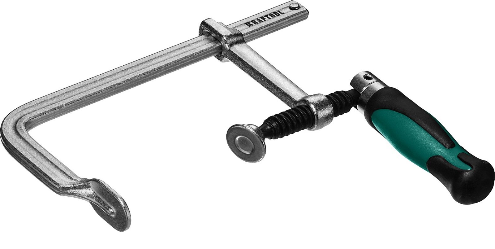 FORGE FF-160/80 струбцина тип F 160/80 мм, 300 кгс, KRAFTOOL