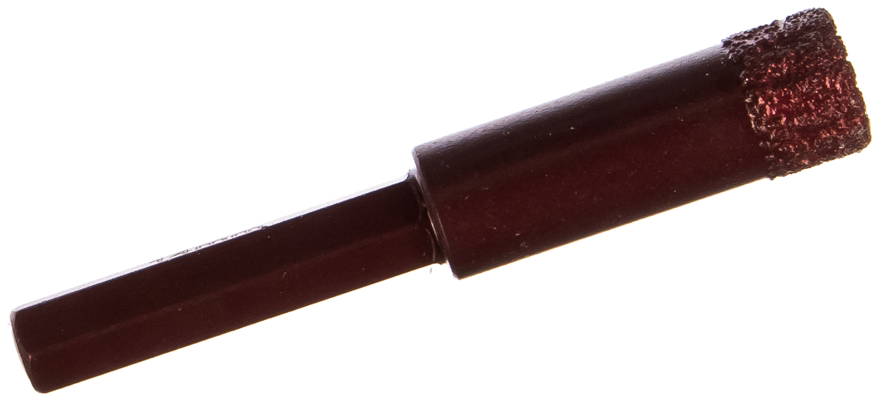 Коронка алмазная вакуумная по камню D14-10W-35L-Ш8 (14х35 мм; хвостовик HEX8 мм) MESSER 06-36-014
