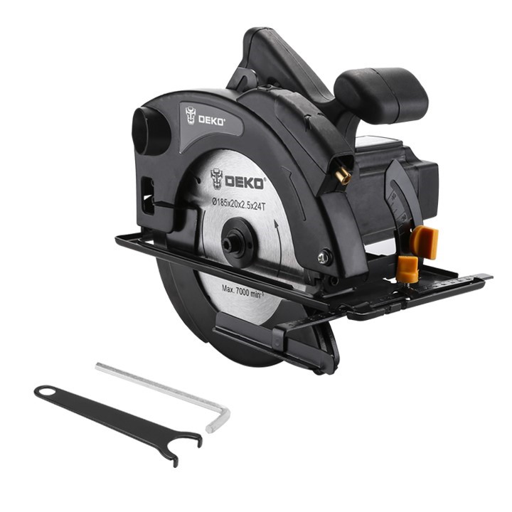 Дисковая (циркулярная) пила DEKO DKCS1800 Laser 1800Вт, 185мм диск, лазерный указатель 063-4192
