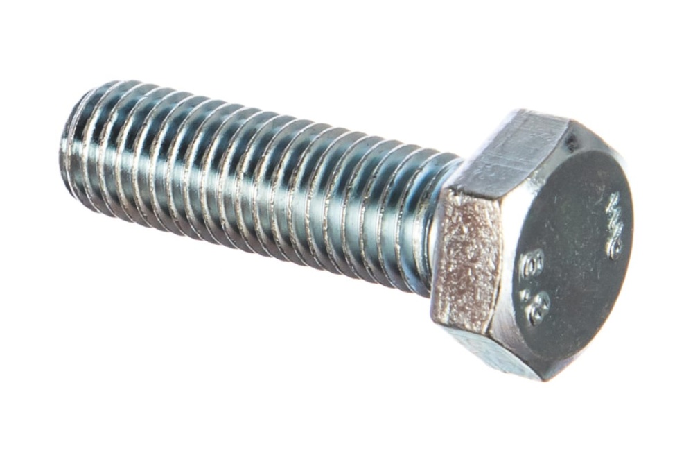 Болт с шестигранной головкой, DIN 933, M12x40 мм, 3 шт, кл. пр. 5.8, оцинкованный, ЗУБР