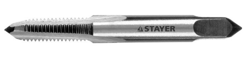 STAYER M5х0,8, метчик для сквозных и глухих отверстий, одинарный
