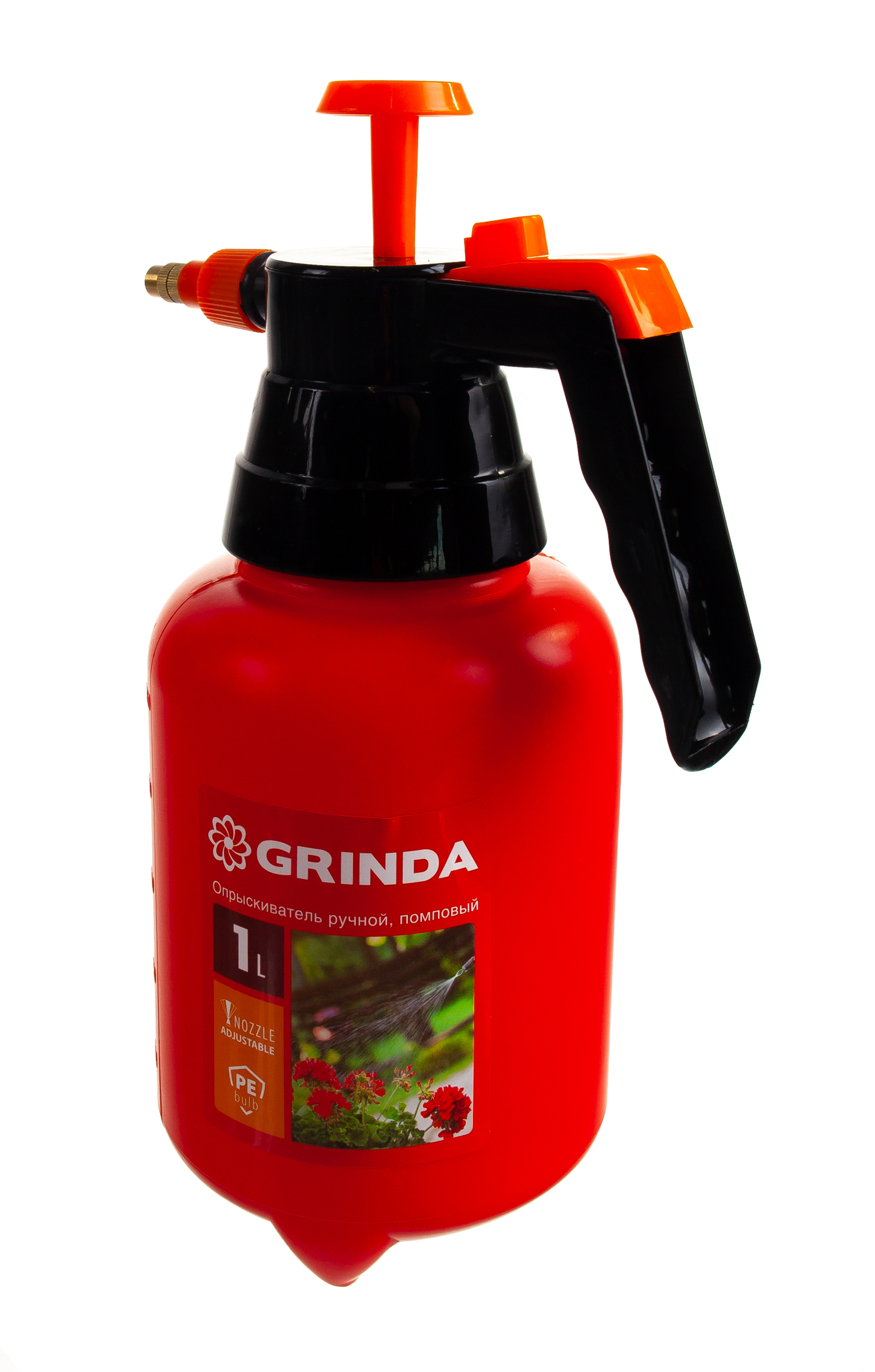 GRINDA PS-1 опрыскиватель 1 л, ручной, помповый, колба из полиэтилена