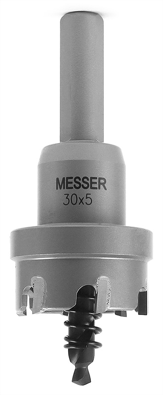 Коронка ТСТ с центрирующим сверлом и толкающей пружиной (30х5 мм) MESSER 20-05-030