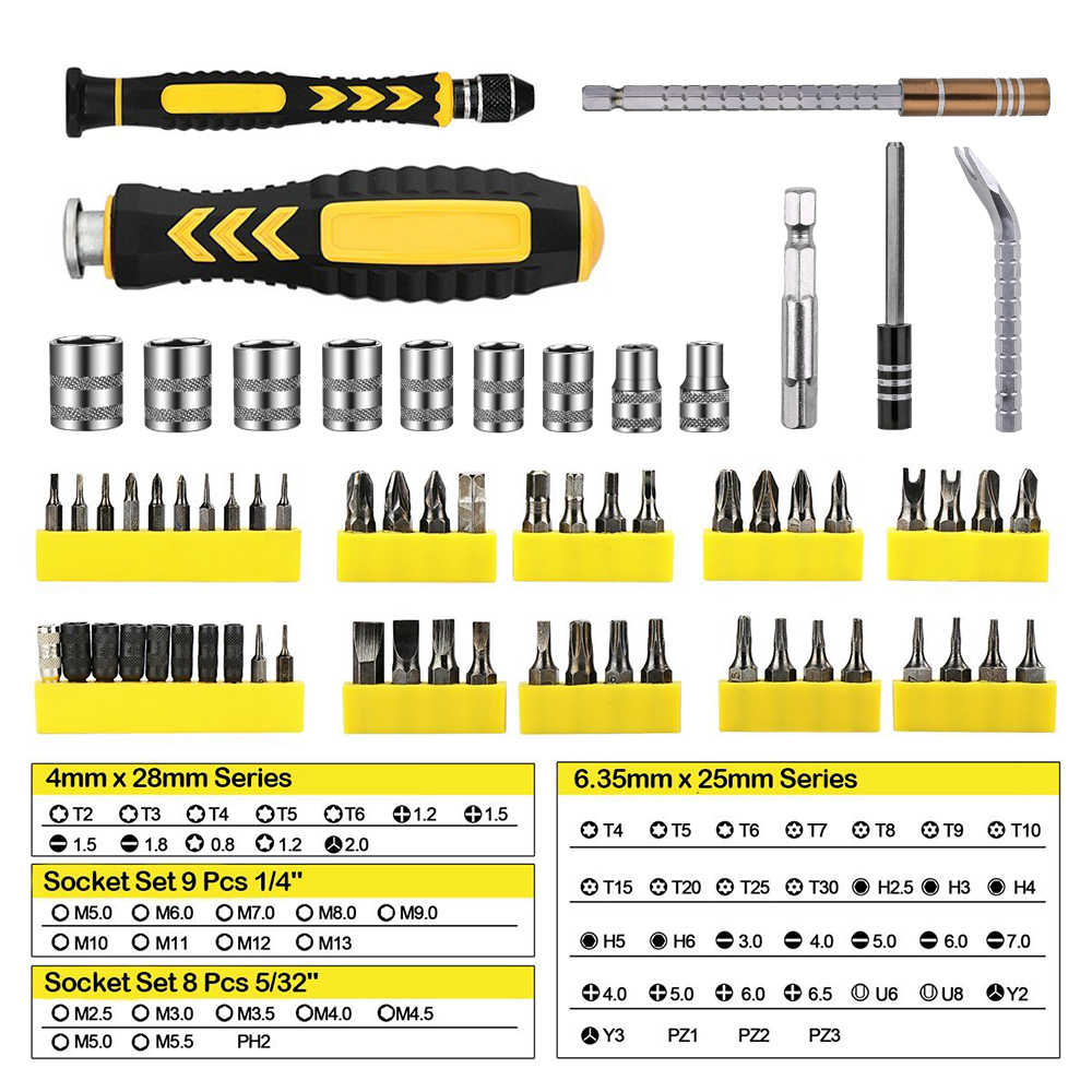 Набор инструментов для ремонта ПК и мобильных телефонов DEKO Mobile 67 pcs Tool Kit (67шт.) 065-0230
