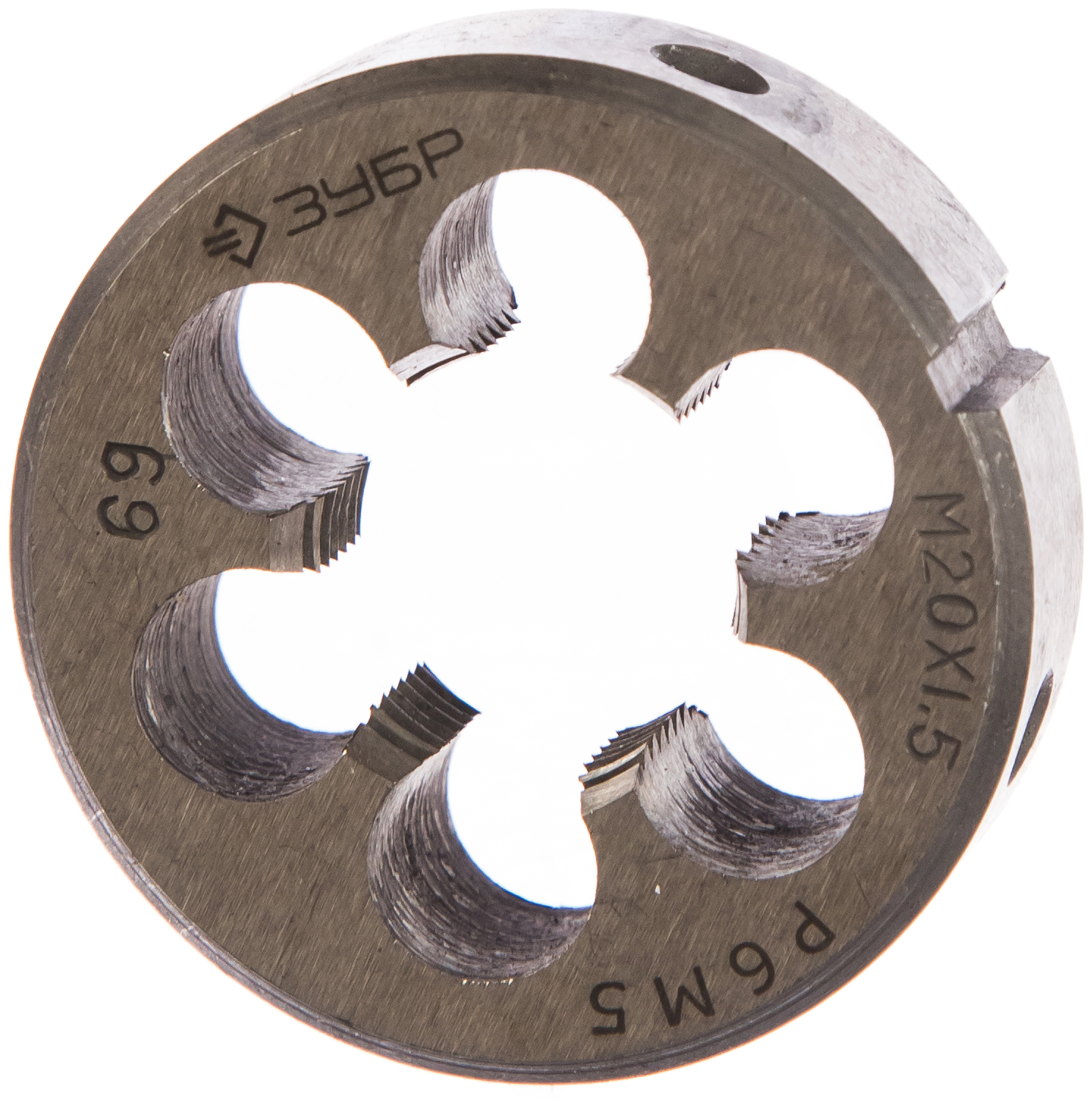 ЗУБР М20x1.5мм, плашка, сталь Р6М5, круглая машинно-ручная 4-28023-20-1.5