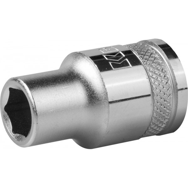 Торцовая головка KRAFTOOL "INDUSTRIE QUALITAT", Cr-V, FLANK, хромосатинированная, 1/2", 10 мм
