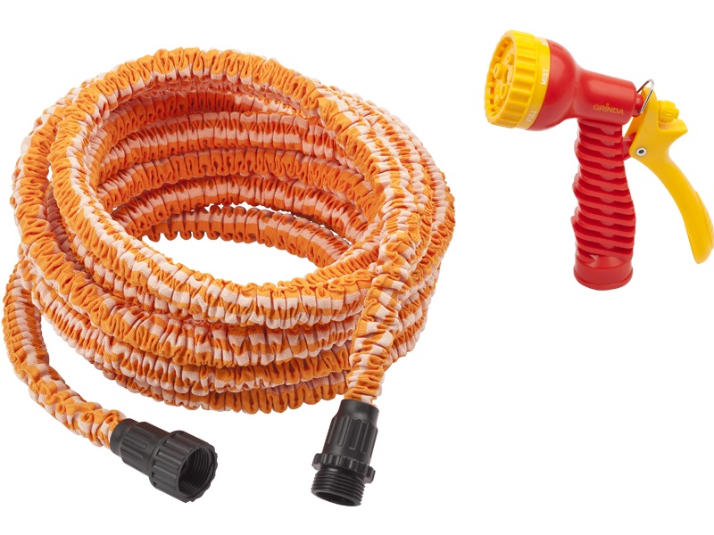 GRINDA PROLine PS-15 5-15 м удлиняющийся шланг, распылитель пистолетный, адаптеры