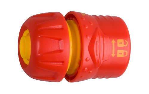 GRINDA GL-12, 1/2", соединитель быстросъёмный с запирающим механизмом, для шланга