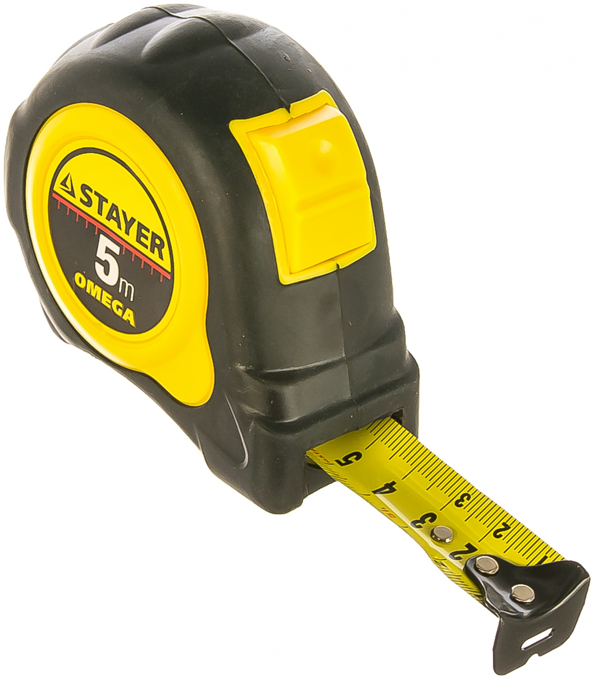 Рулетка с обрезиненным корпусом, 5мх25мм STAYER MASTER Autolock 3402-5_z01