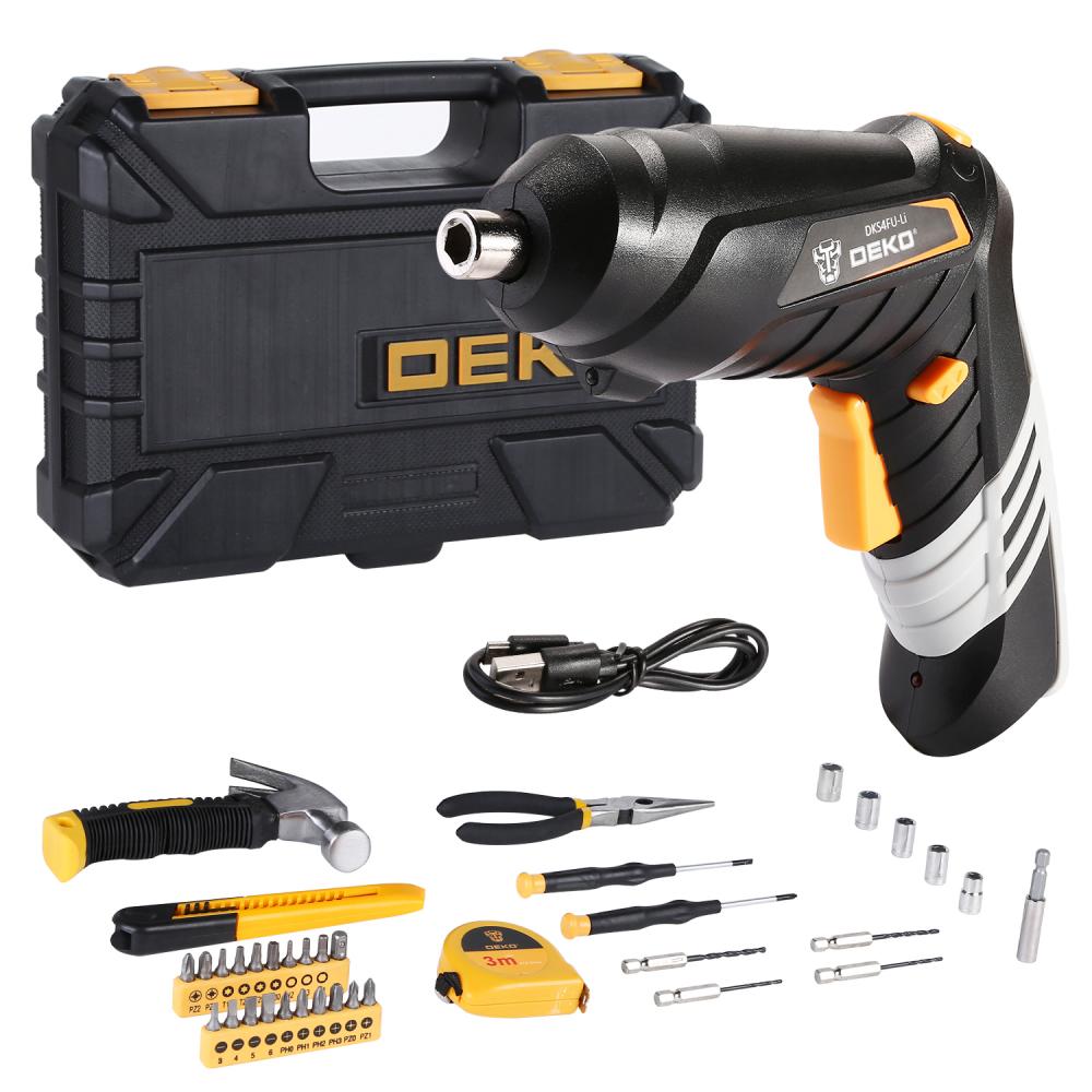 Аккумуляторная отвертка DEKO DKS4FU-Li 063-4152