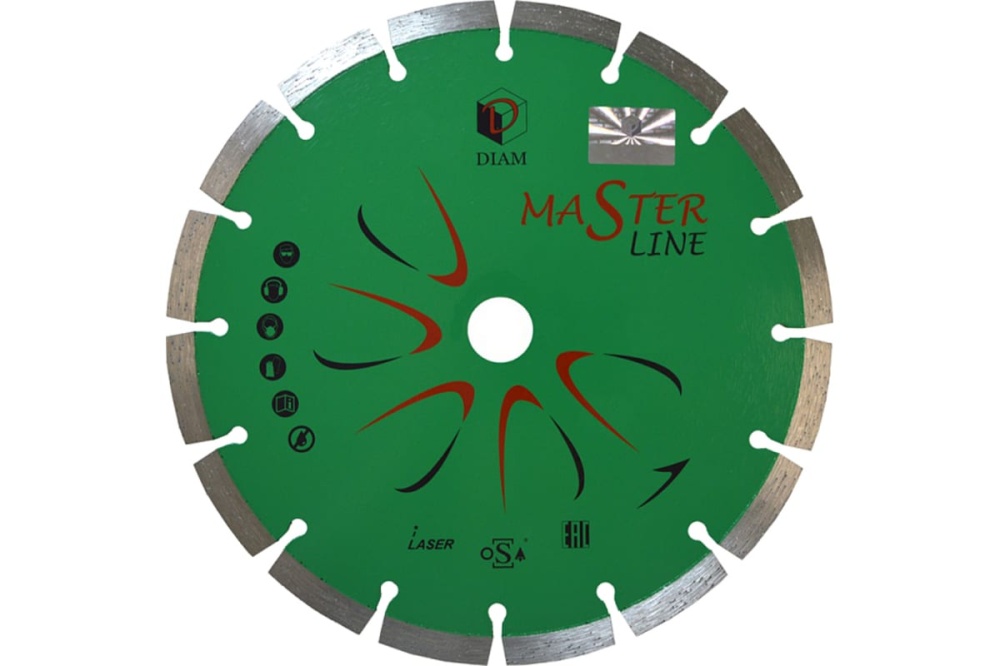 Диск алмазный сегментный Гранит Master Line (230х22.2 мм) Diam 000597