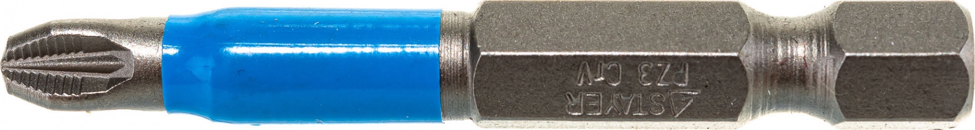 Биты STAYER "PROFI", хвостовик E 1/4", PZ №3, 50мм, 2шт