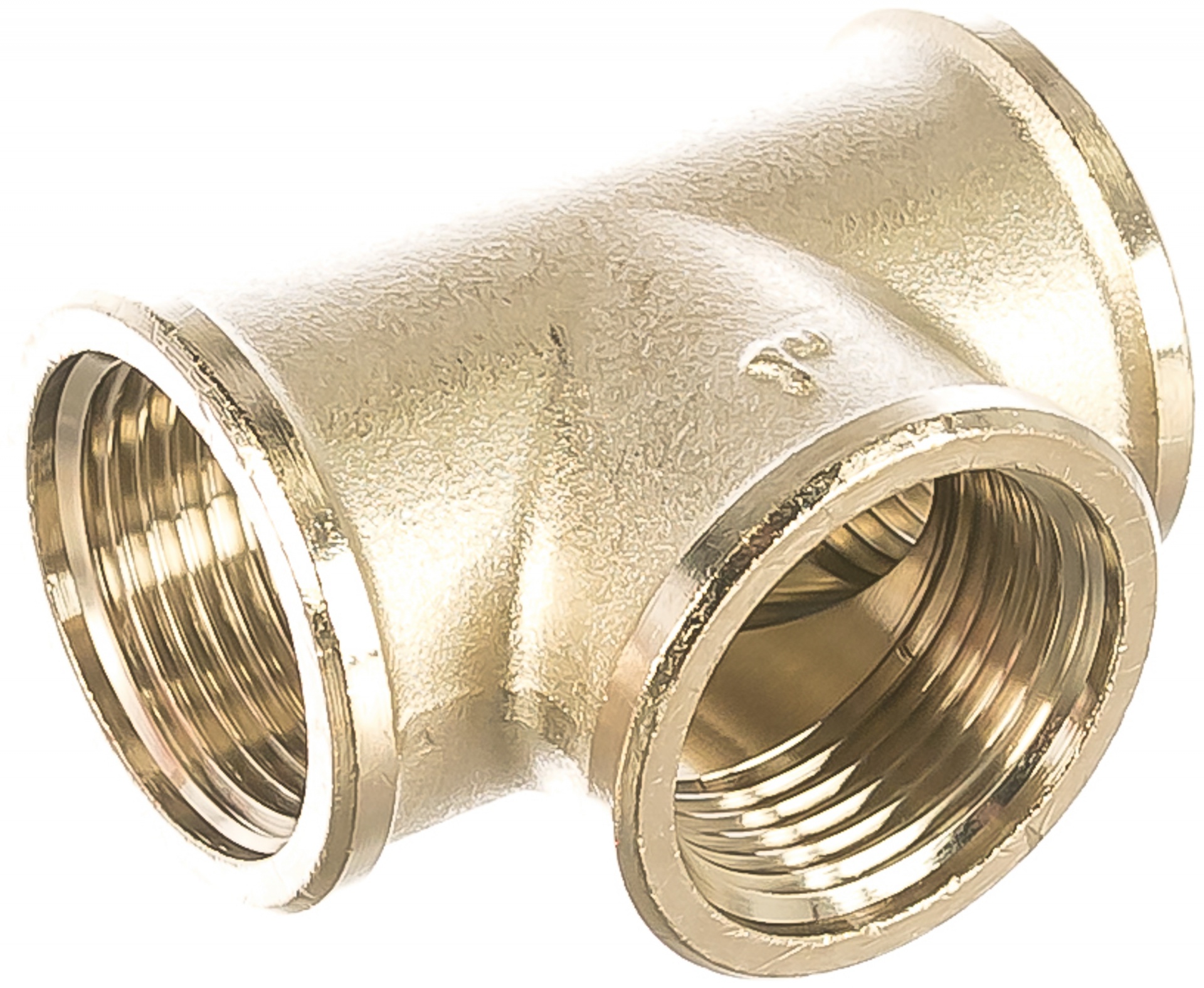 Тройник GENERAL FITTINGS никелированная латунь, г/г/г, 1"