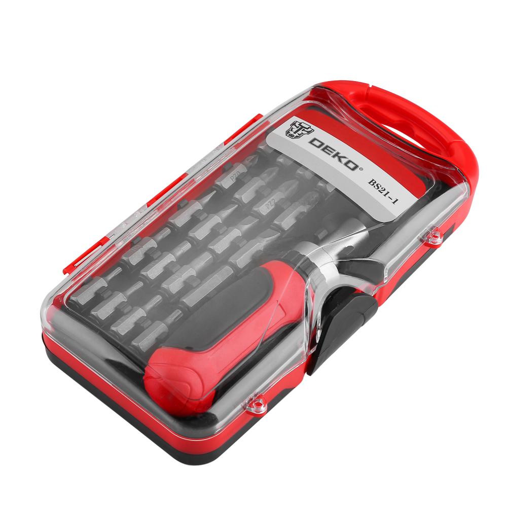 Отвертка с набором бит DEKO BS21-1 065-0504