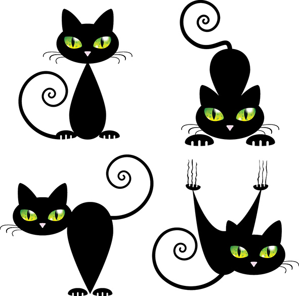  Black cat 2 Декор 10х10