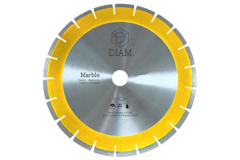 Диск алмазный отрезной Marble (600 мм; 60/50 мм) по мрамору Diam 923005