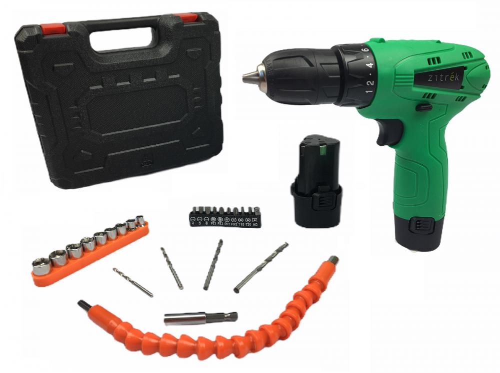 Аккумуляторная дрель-шуруповерт Zitrek Green 12 PRO 063-4073