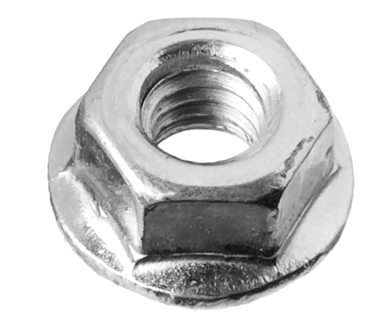 Гайка DIN 6923 с фланцем, M8, 5 кг, кл. пр. 6, оцинкованная, ЗУБР