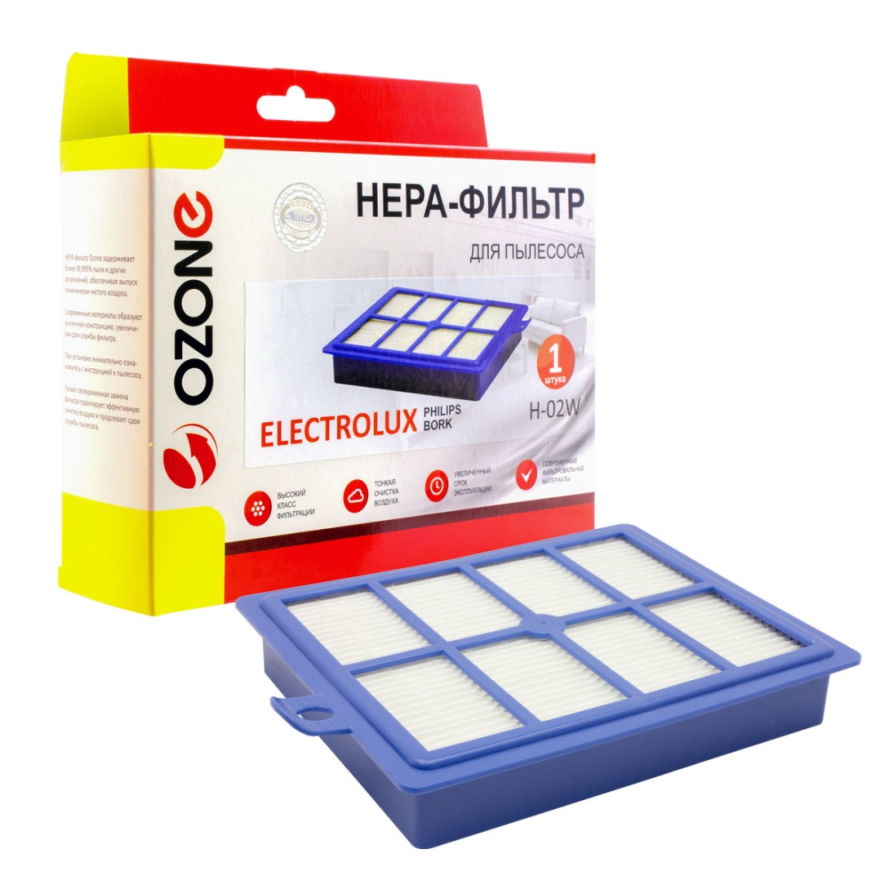 HEPA-фильтр Ozone синтетический для ELECTROLUX, AEG, ARNICA и др.