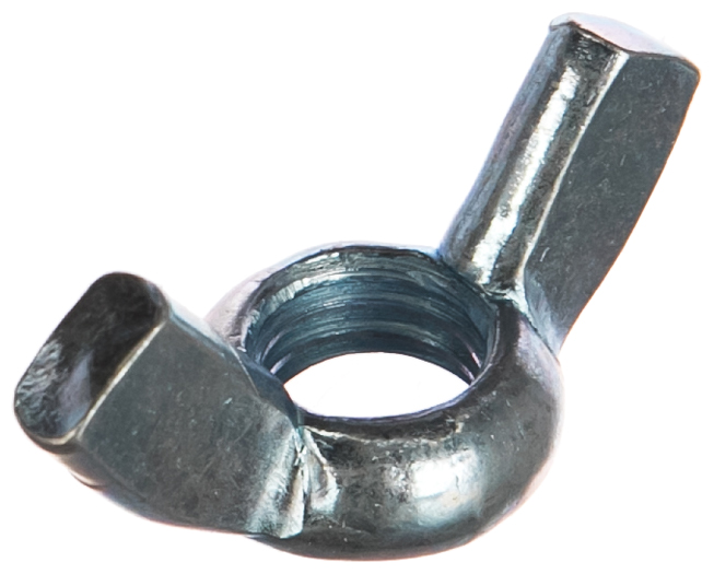 Гайка DIN 315 барашковая, M12, 5 кг, оцинкованная, ЗУБР