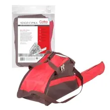 Сумка Cofra для бензопилы, коричневая/красная, 810х265х250