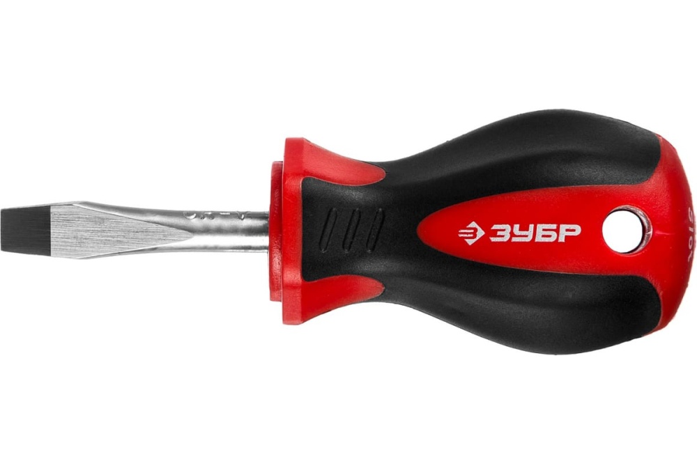 Отвертка бочка Зубр МАСТЕР STUBBY SL6.0x38мм 25061-38-6.0_z02