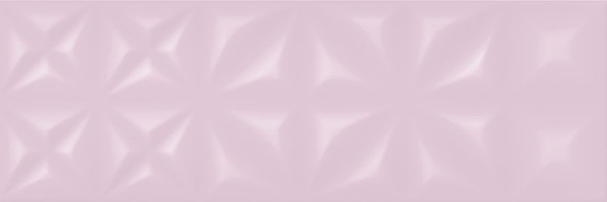  Lila Плитка настенная  рельеф розовый (LLU072D) 25x75