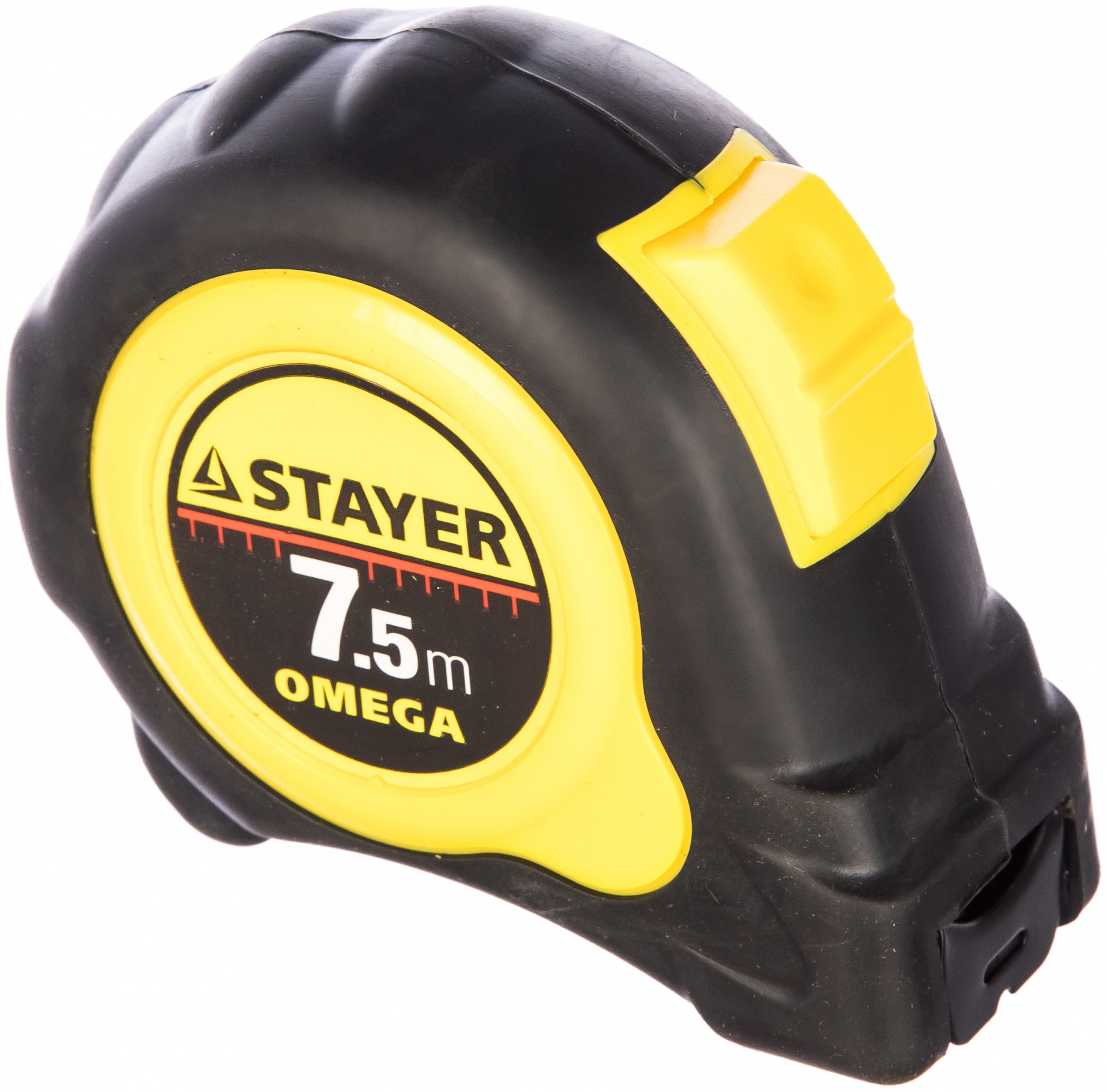 Рулетка с обрезиненным корпусом, 7,5мх25мм STAYER MASTER Autolock 3402-08-25