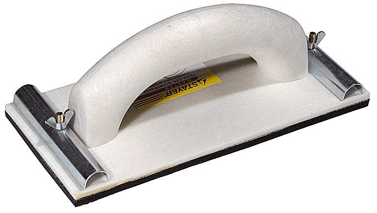 Терка STAYER для шлифования с металлическим фиксатором, 80x230мм