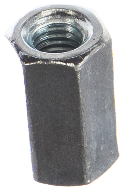 Гайка DIN 6334 переходная, M10, 1 шт, оцинкованная, ЗУБР