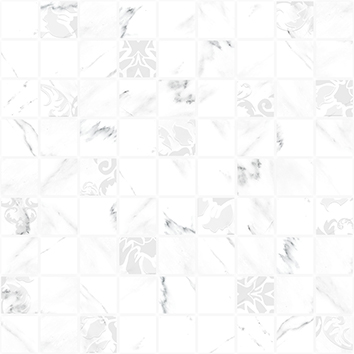  Orienal вставка мозаика многоцветная (A-OE2L451\G) 30x30