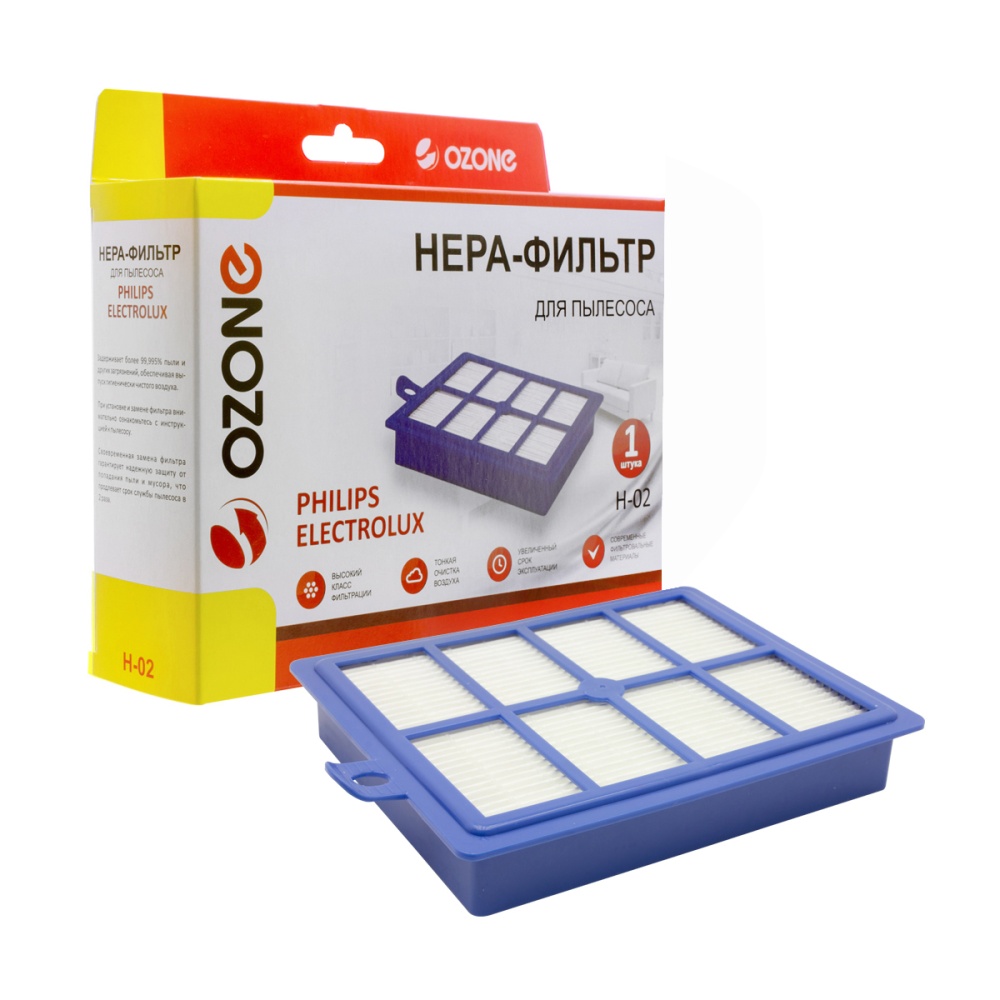 HEPA-фильтр Ozone целлюлозный для ELECTROLUX, AEG, ARNICA и др.