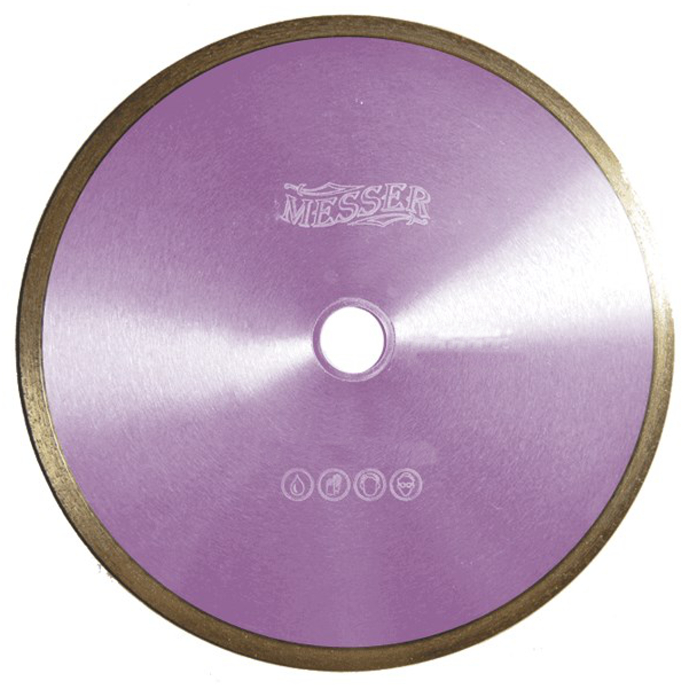 Диск алмазный сплошная кромка G/S по граниту 230D-2T-7.5W-22.2 MESSER 01-23-230