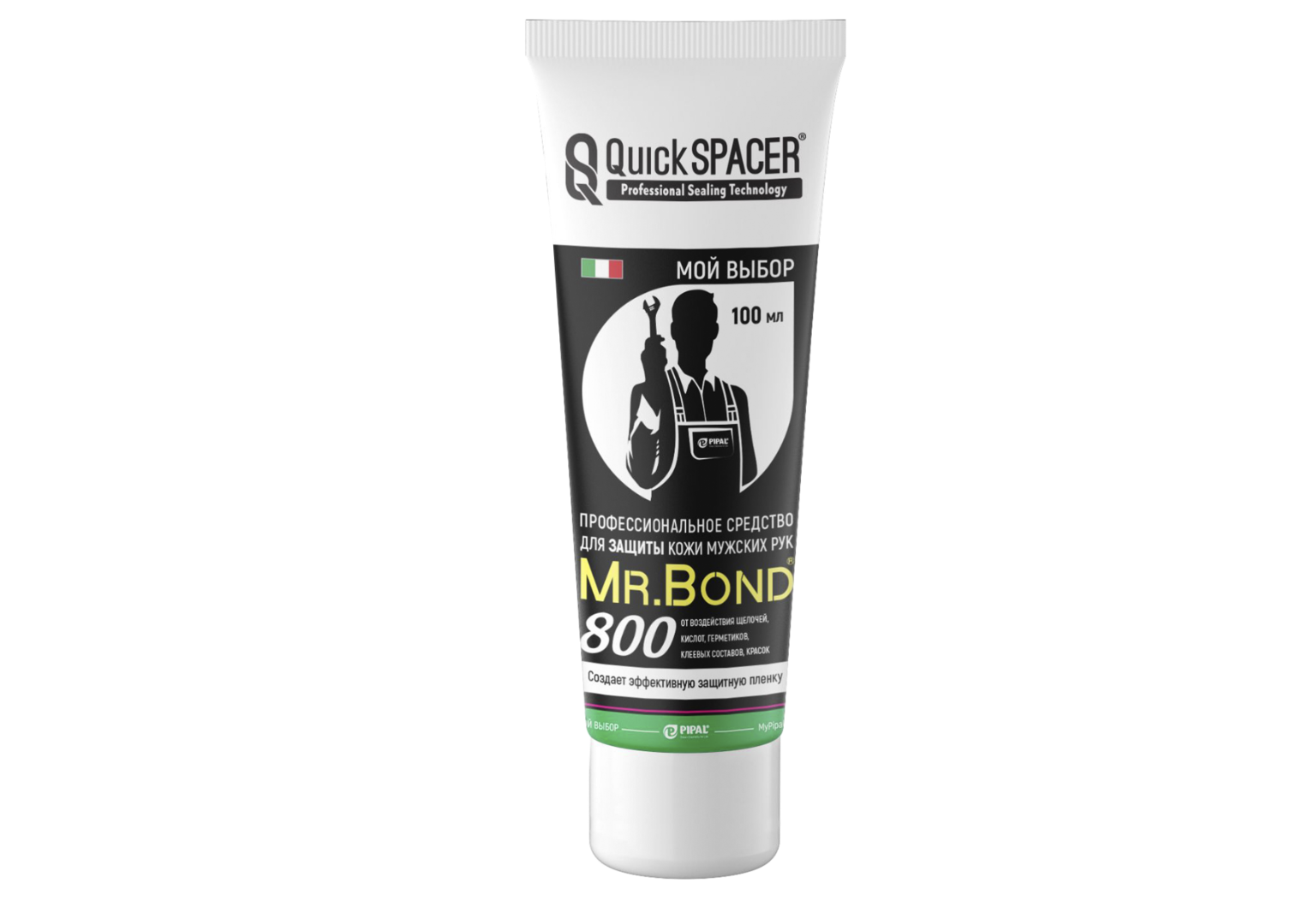 QS® Mr.Bond® 800 Средство для защиты кожи мужских рук, 100мл