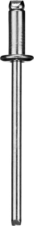 Заклепки Зубр ПРОФИ стальные 4,8x10мм, 500шт 31313-48-10