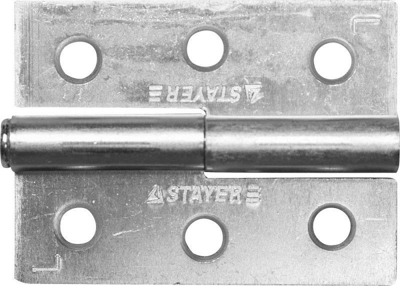 Дверная разъемная петля STAYER Master цвет белый цинк левая 65 мм 37613-65-1L