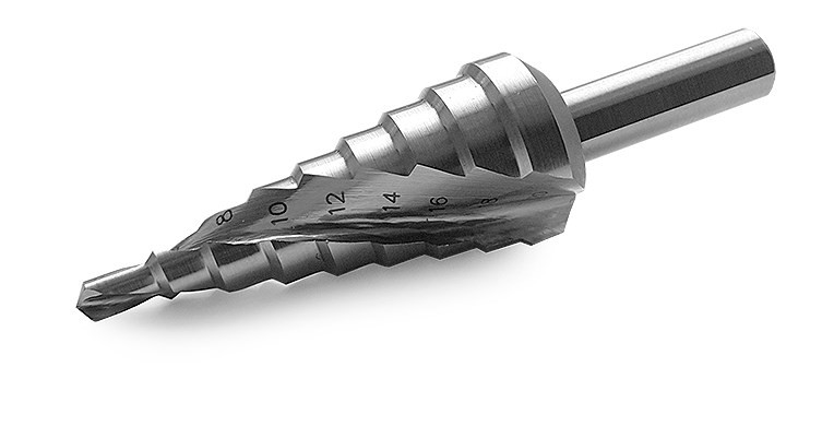 Ступенчатое сверло со спиральной канавкой (4-20 мм) MESSER 20-09-420