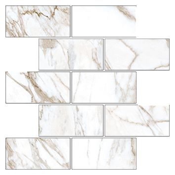  Marble Trend Мозаика K-1001/MR/m13/30,7x30,7 Calacatta