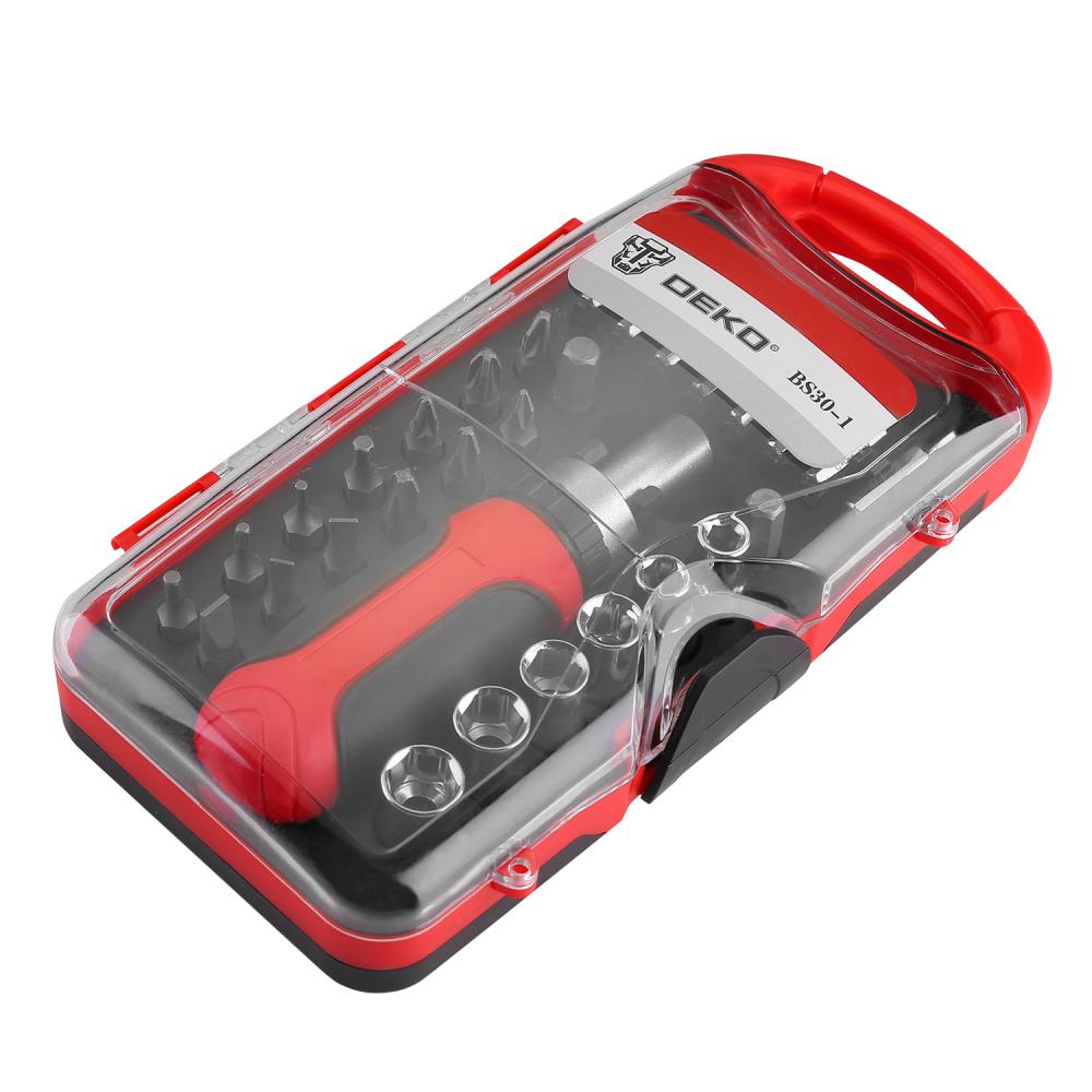 Отвертка с набором бит и торцевых головок DEKO BS30-1 065-0503