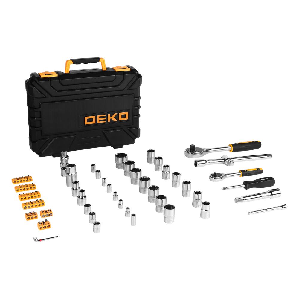 Набор инструмента для авто в чемодане DEKO DKMT72 065-0734