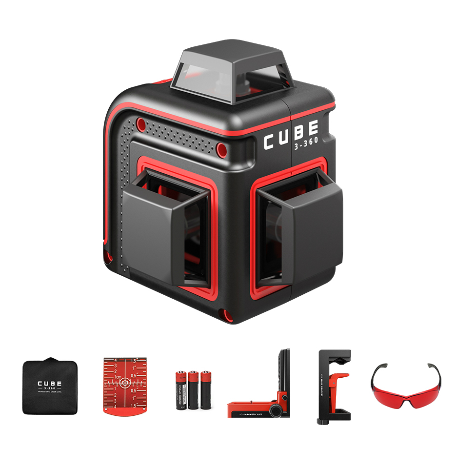 Лазерный уровень ADA Cube 3-360 Home Edition А00565