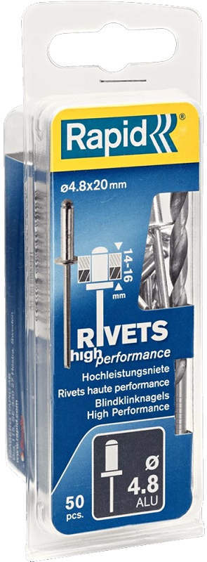 RAPID заклепка из алюминия d4.8x20мм, 50 шт